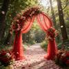 Rod Pocket Backdrop Curtains Multicolor Photography Background Drapes  Wedding Decor