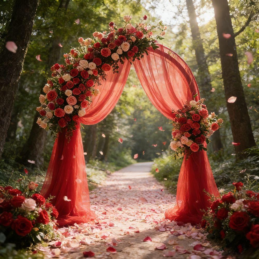 Rod Pocket Backdrop Curtains Multicolor Photography Background Drapes Wedding Decor