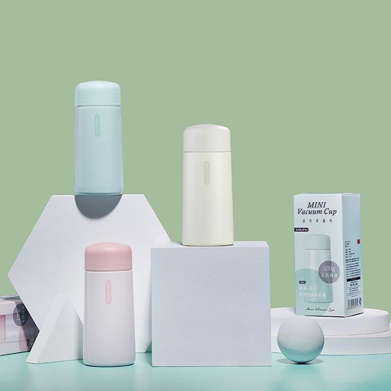 Термос из нержавеющей стали объемом 150 мл, ультракомпактная портативная герметичная чашка для воды