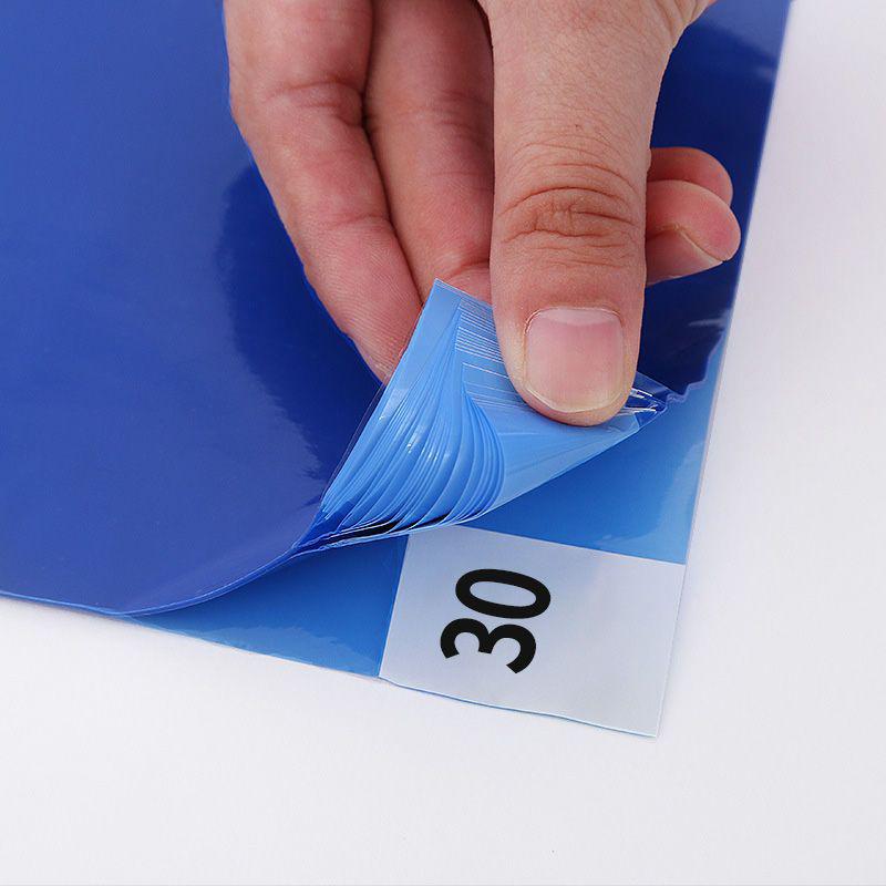 Антистатические липкие коврики синего цвета для входа в чистую комнату и баскетбольной площадки