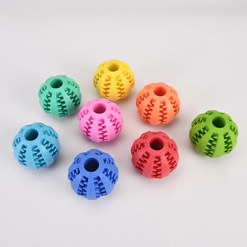 Bite-Resistant Dog Toy: Self-Entertaining, Food-Hiding Watermelon Ball for Puppies