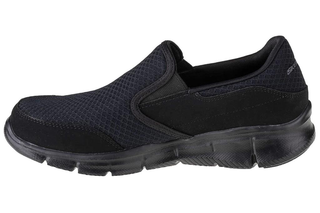 Skechers Equalizer, Mens Black Sneakers