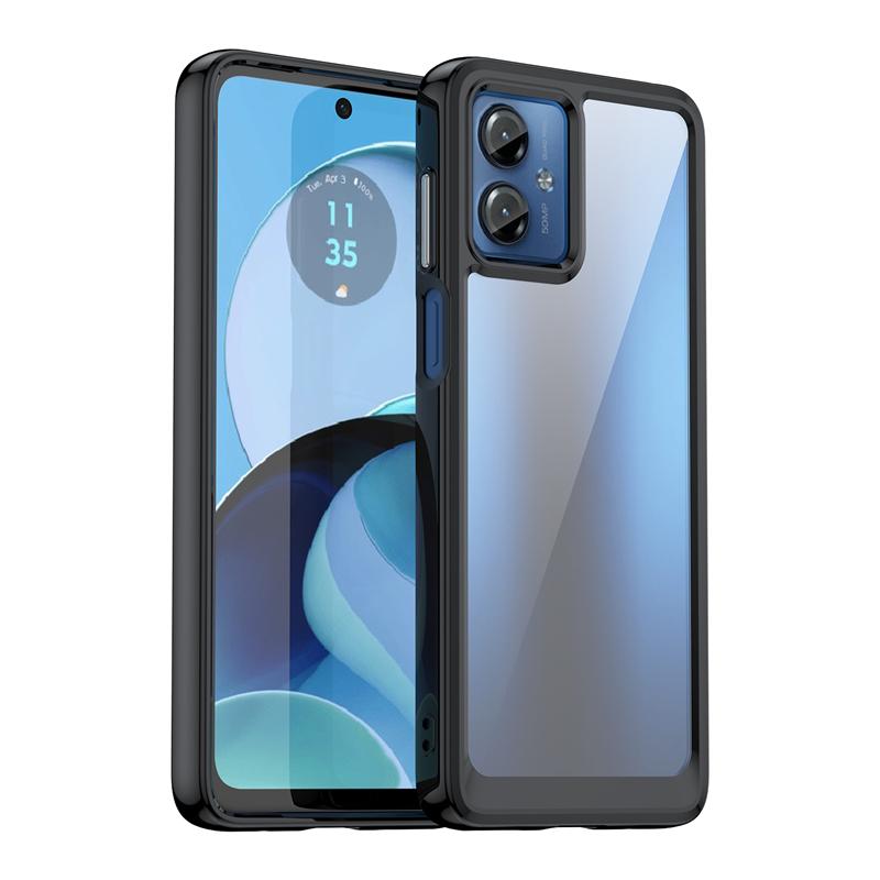 Для Motorola Moto G14 Чехол Роскошный Силиконовый Прозрачный Бампер Новый ТПУ Прозрачный Ударопрочный Motorola G14 G54 G84 Чехол Moto G14 Обложка