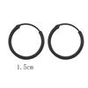 Men Ears Rings Silver Color Hoop Earrings Small Circle Cartilage Piercing Loop Goth Stud Earrings