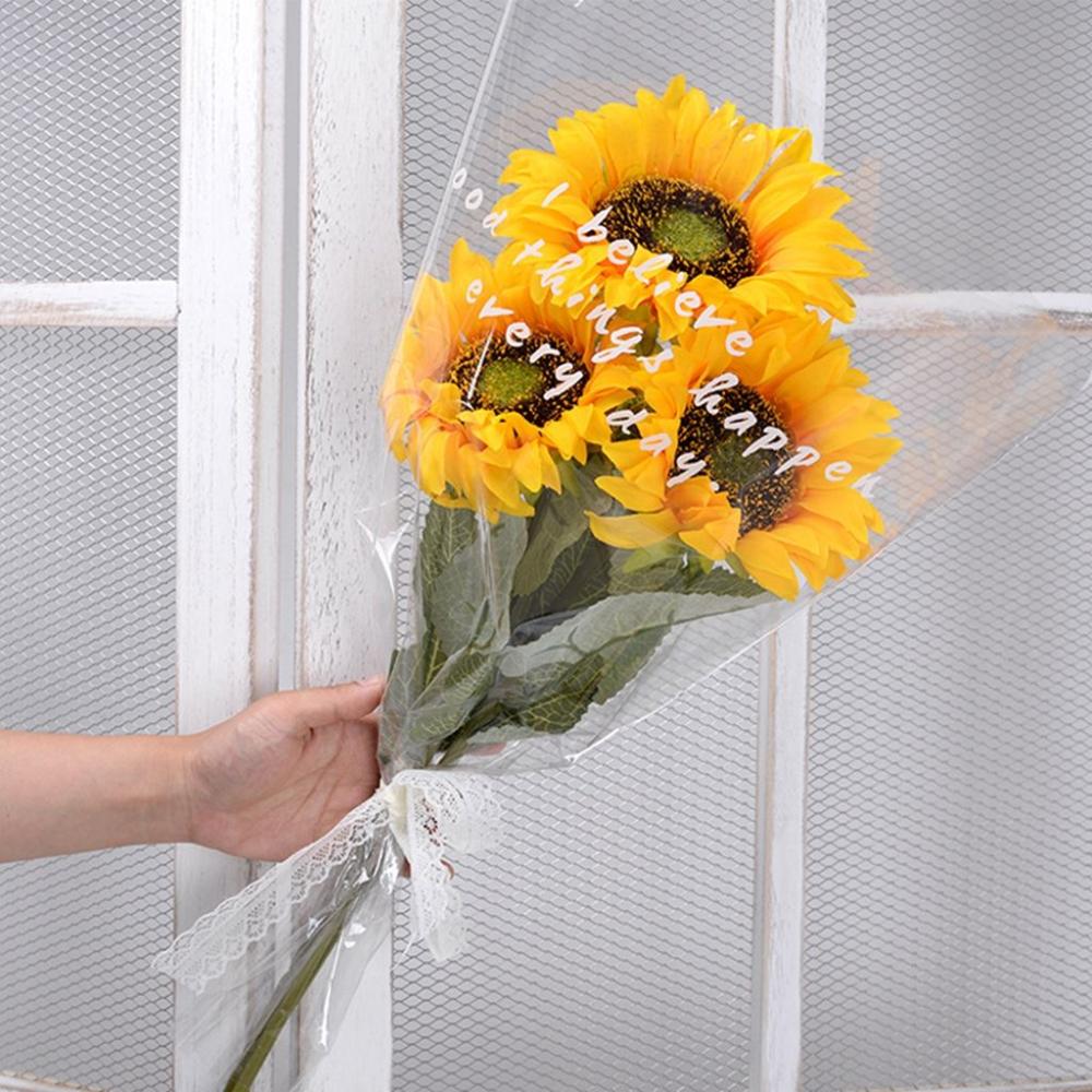 Creative Silk Flower Home Layout Sunflower Bouquet Artificial Sunflower Flower DIY Wedding Decor