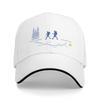 Buen Camino De Santiago Sandwich Hat Unisex Compostela Peregrino Cap Racing Cap Adjustable Polyester Baseball Caps Summer