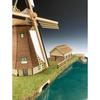 Woody Joe European Streets Series: Kinderdijk, Netherlands Wooden Model Assembly Kit (Diorama)