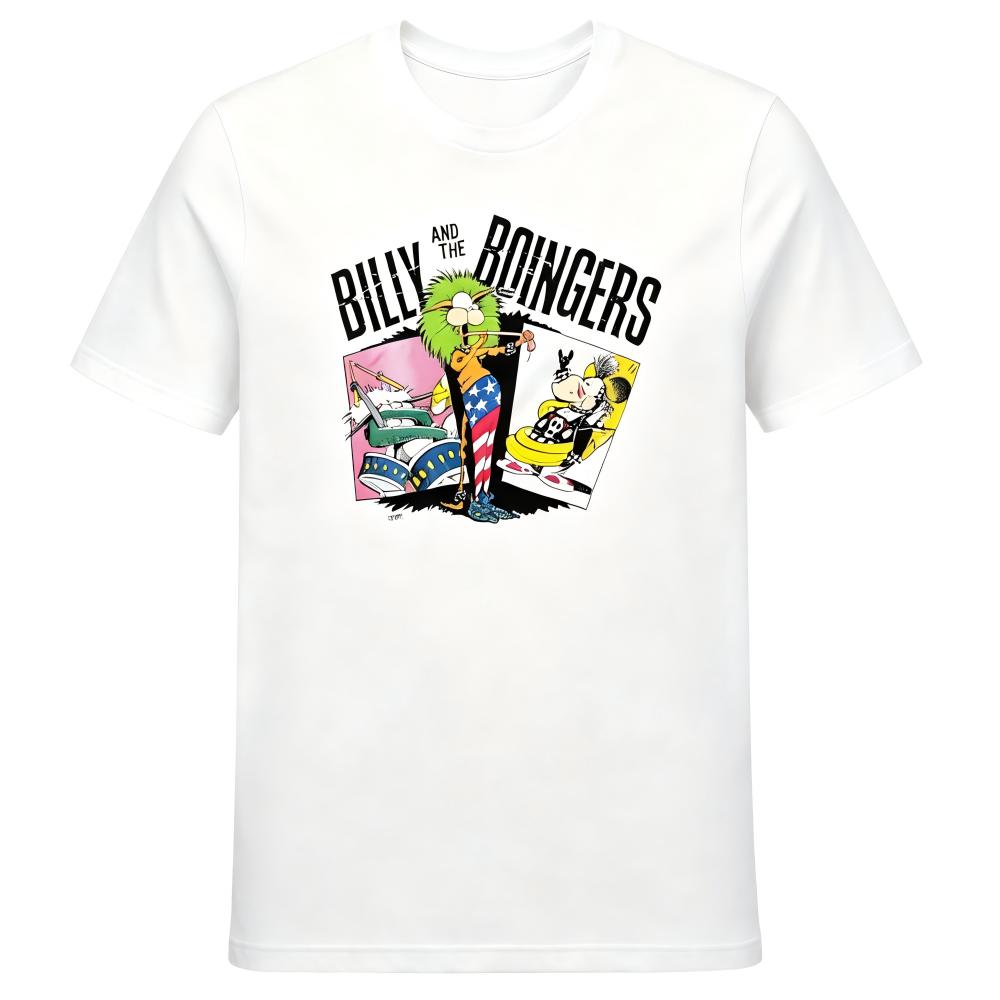Billy And The Boingers Cartoon Band Graphic T-Shirt