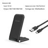 Vertical Folding 3-in-1 Type-C Wireless Charger for 17 Mobile Phone Headphones Watch Charging Stand 15W Fast Charging ABS