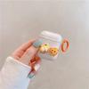 Transparent Cheese Cat Apple Pro 1st Generation Bluetooth Headset Cover for Apple AirPods 1st/11th Generation Cartoon Soft Case
