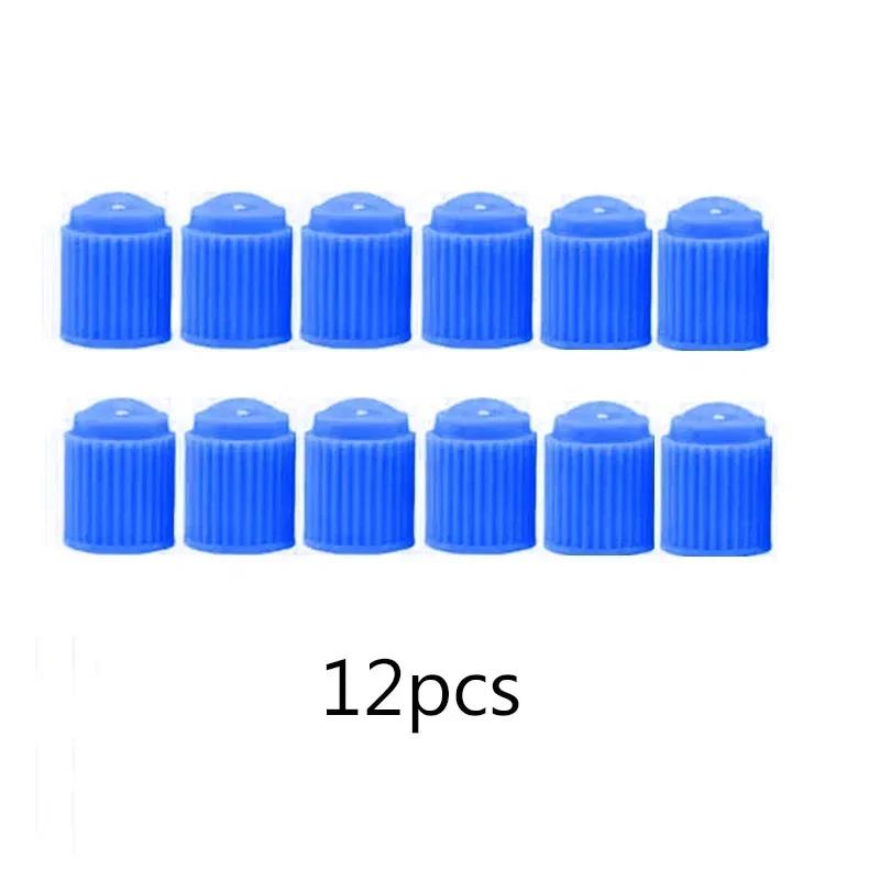 Universal Car Valve Cap Plastic Wheel Tire Air Stem Cover Black Red Blue Dust Tyre Valve Caps for Car Motorcycles Bike Bicycle Valve Stems 1
