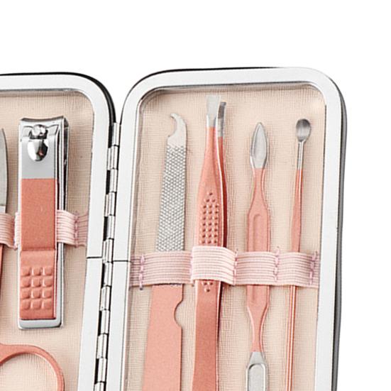 Yousheng 1 набор цвета розового золота маникюрные кусачки гигиенические из искусственной кожи для ногтей на ногах и руках маникюрный набор педикюрные принадлежности