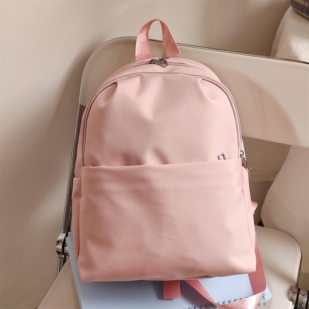 Однотонный женский рюкзак большой емкости для ноутбука портативный рюкзак для отдыха и путешествий