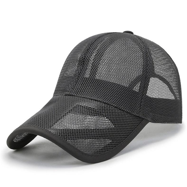 Men's Duck Tongue Hat Spring/Summer Breathable Mesh Hat Sunvisor Hat Comfortable Skin-Friendly Caps for Male
