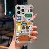 Hot TV Show Friends Phone Case for iPhone 17 Air 16 15 14 Plus 13 12 11 Pro Max X Xs XR 8 e Soft Shockproof Thin Clear Cover