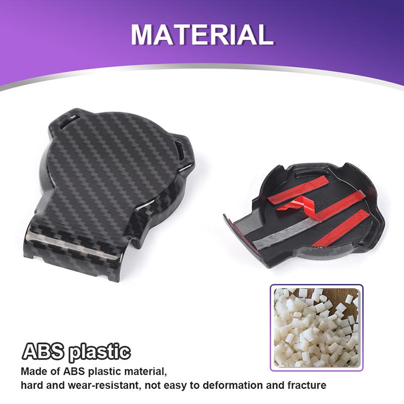 Автомобильная ABS Декоративная крышка выхода прицепа Для Ford F150 2021+ Внешние аксессуары, Черный карбон