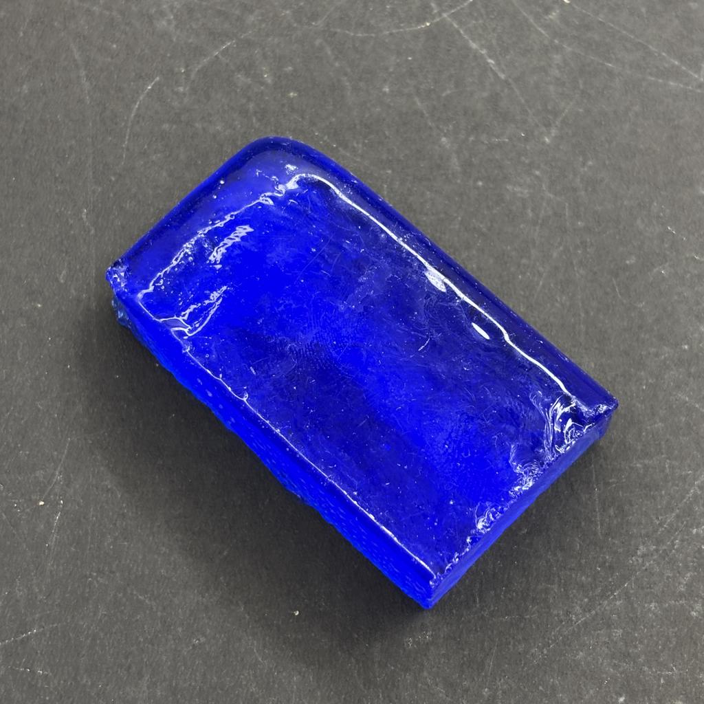Lab-Created Blue Sapphire Loose Gemstone 706.60 ct Uncut Rough Flawless Verified for Gem Collection