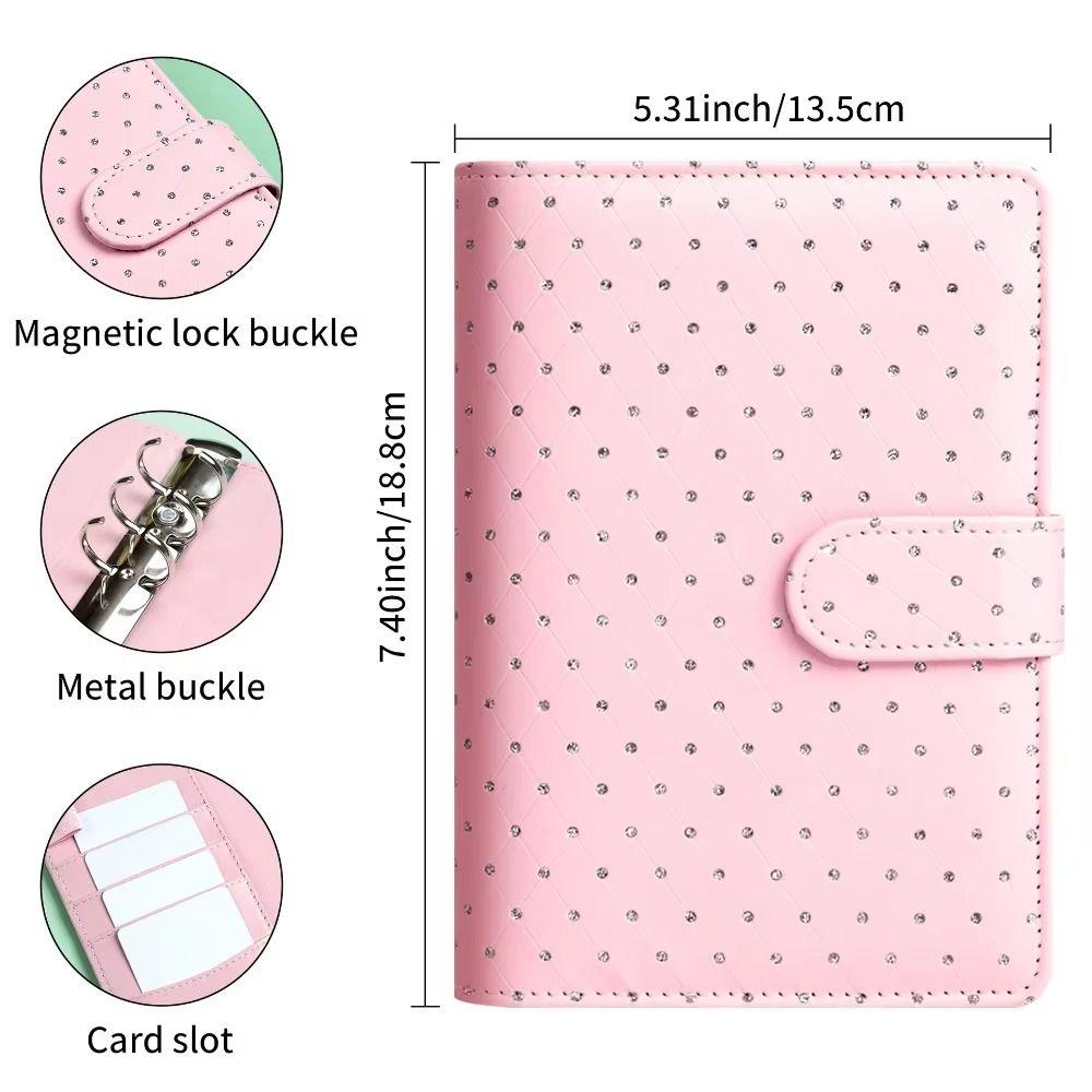 Compact Savings Challenges Book 6-Ring Mini Budget Binder Envelope Savings Challenge  Save Money
