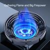 Gas Stove Wok Ring Heat Resistant Enamel Energy Saving Windproof Round Gas Stove Cover Pan Wok Storage Rack Support Stand Accessories