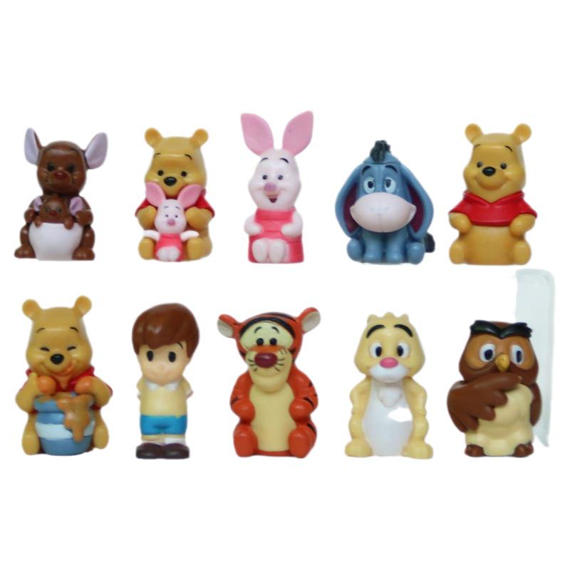 Winnie the Pooh Family Figurines Set: Tigger, Piglet, Eeyore, and More - Perfect Children's Gifts
