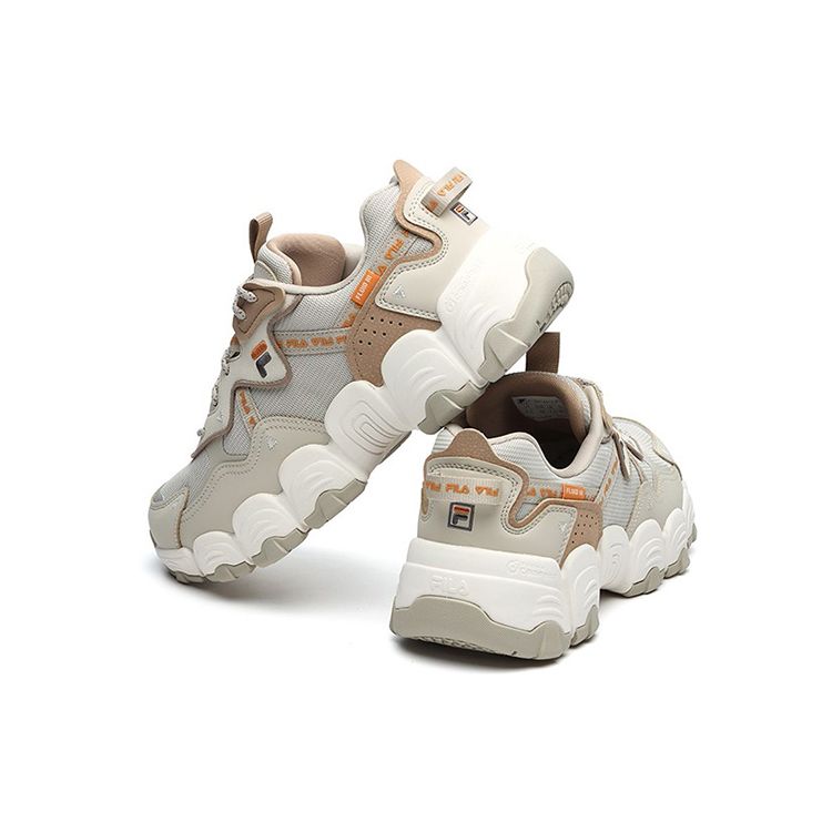 Fila Fluid 3 Кошачья лапка 3.0 Ткань Синтетическая кожа Модные Универсальные Спортивные Низкие Повседневные Кроссовки Мужские кроссовки F12M144123FON