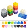 10Pcs 2X2 Dot Big Size Colorful Building Blocks Large Figures Thick Print Brick Toys Educational for Kid Compatible with Duploes