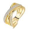 Кольцо из серебра 925 пробы Shine Zircon с камнем, многослойные широкие кольца для женщин, тонкие ювелирные изделия, подарок на свадьбу, вечеринку