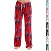 Adult Pajama Pants Sleepwear Casual Drawstring Elastic Waist Pants Comfortable Straight Yoga Loose Trousers