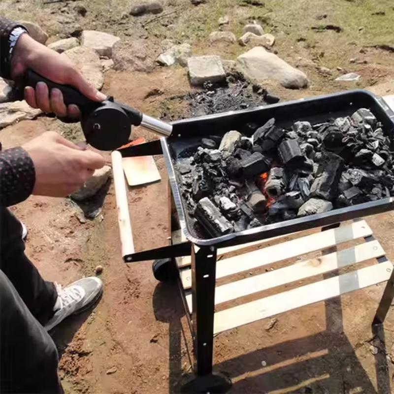 Household Hand Blower Hand Portable Barbecue Blower Small Hair Dryer Outdoor Barbecue Accessories Tools