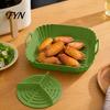 Food Grade Silicone Mold 2PCS Air Fryer Baking Pan with Handles, Square And Rectangular Supplies for Oven Tray Set, Nonstick Liner