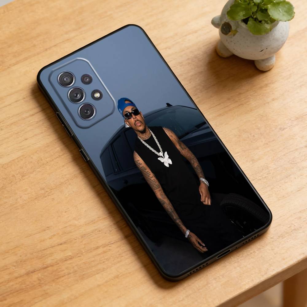 L-Luciano Rapper Phone Case For Samsung Galaxy A73,21,22,32,71,53,52,51,80,5G Soft Black Cover