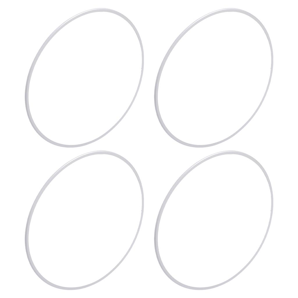 4pcs 21 Inch Wheel Rim Protectors Self Adhesive Aluminium Alloy Scratch Proof Wheel Rim Guard Silver