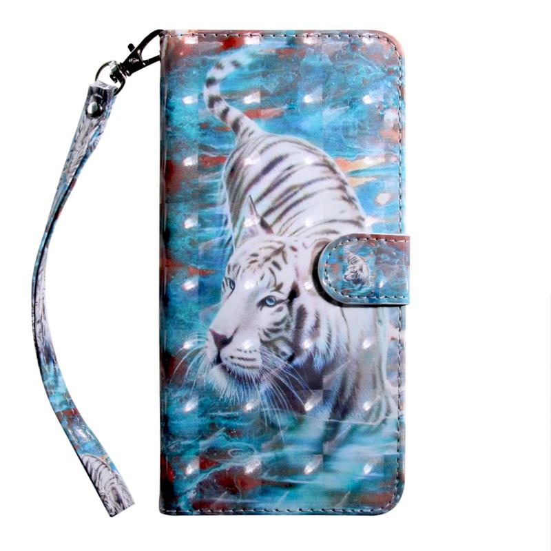 Кошелек-книжка с 3D-рисунком из натуральной кожи, магнитный чехол для Oppo A11 A15 A16 A17 A18 A35 A38 A52 A54 A55 A58 A72 A74 A78 S 4G/5G