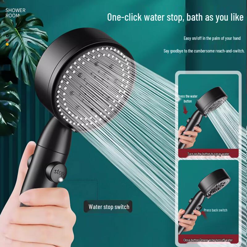 iLeddog High-Pressure Handheld Shower Head Set