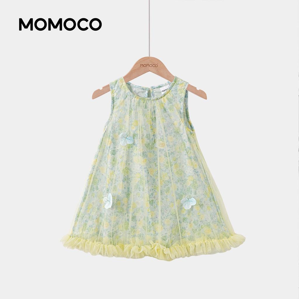 Sweet and cute outdoor lightweight and loose sleeveless dress for girls in summer 2026, new mid size children's dress