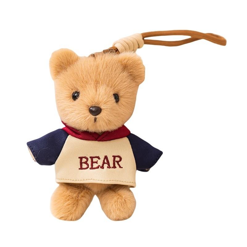 Bear Lovely Teddy Plush Keychain In Various Colors Perfect For Gifts Birthday