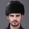Imported Mink Hat Men's Whole Mink In the Elderly Fur Hat Winter Warm Cotton Hat Mink Landlord Hat