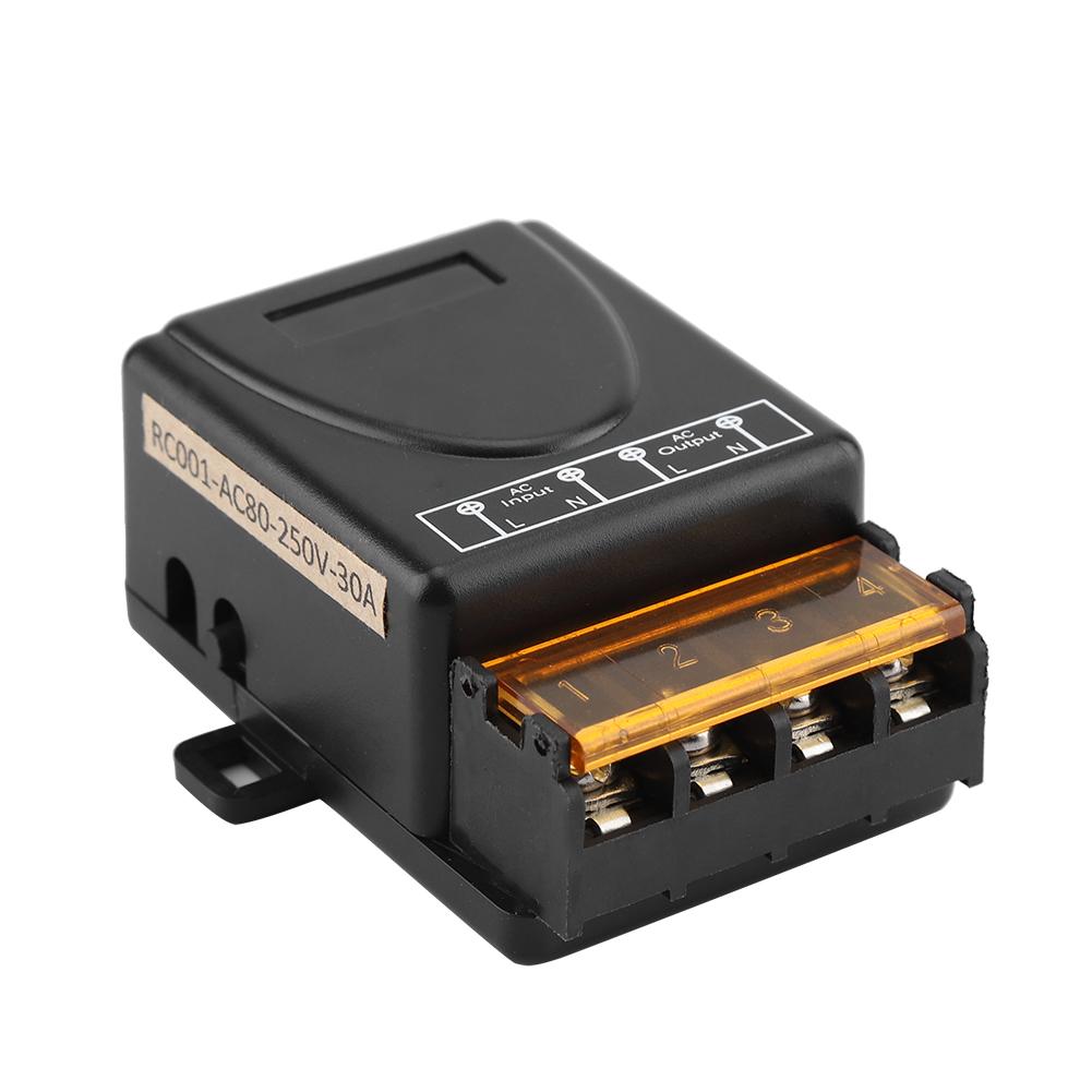 3000W Wireless Relay One way Remote Control Switch Receiver Transmitter (AC80 250V)
