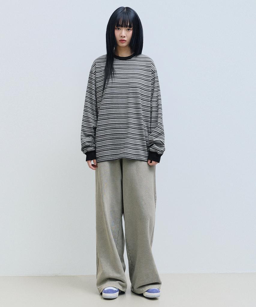 FILLUMINATE Multi-Stripe Long Sleeve - Brown