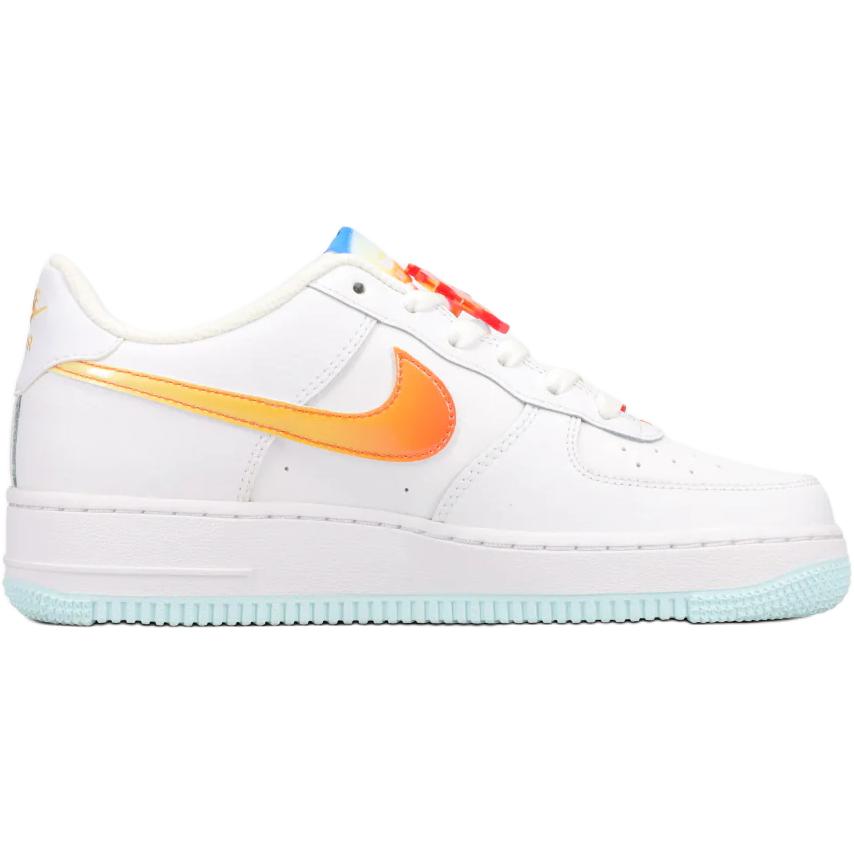 Nike Air Force 1 Low LV8 White Glacier Blue Multi-Color (GS)