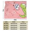 Patrick Star Blankets SpongeBob SquarePants Fuzzy Funny Warm Throw Blanket for Home Restaurant Spring/Autumn