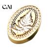 Crafting Accessory for Wax Lily Floral Brass Seal Stamp Head, Cute Plant Themed Engraved Botanical Sealing Head Journal Card Gift Wrapping Wedding