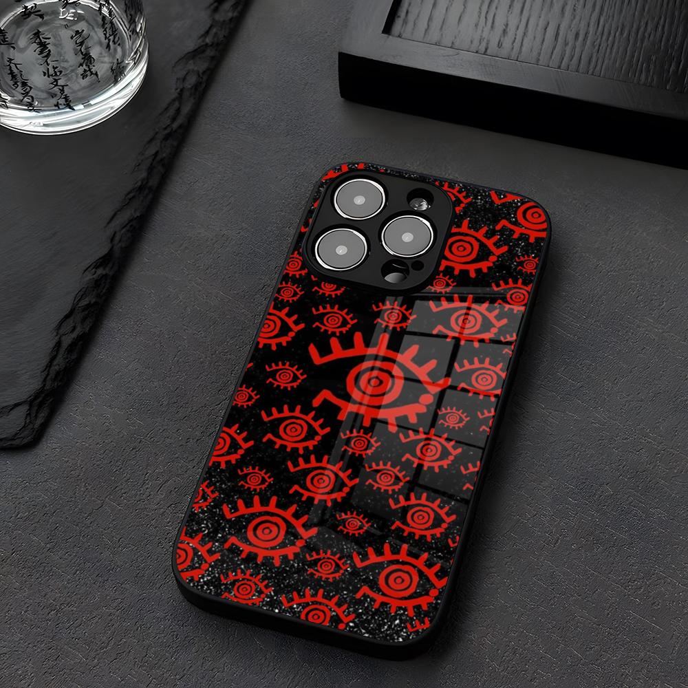 F-Fuerza Regida 111xpantia Phone Case Glass For IPhone 12 17 15 14 13 16 11 Pro XS Max Plus Mini X XR E2020 Tempered Coque