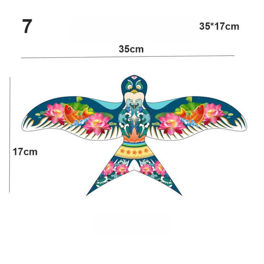 New DIY Toy Cartoon 35cm Large Eagle Kites Flying Bird Kites Plastic Eagle Kite