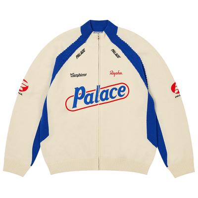 Palace Rapha Zip Knit White Unisex Tops P27KW017