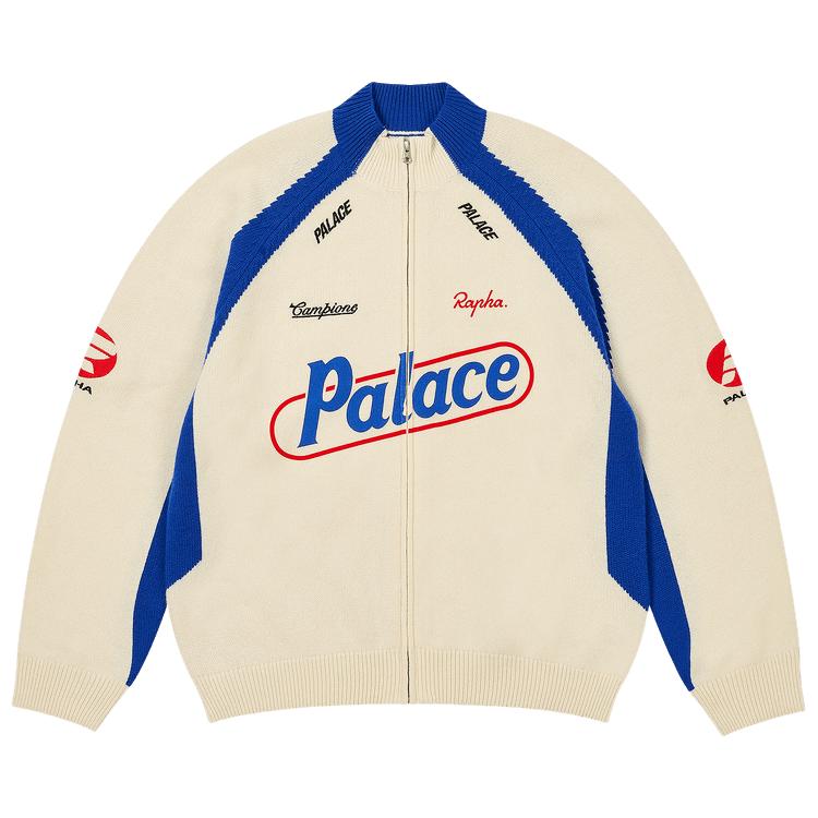 Palace Трикотажные белые топы унисекс Rapha Zip P27KW017