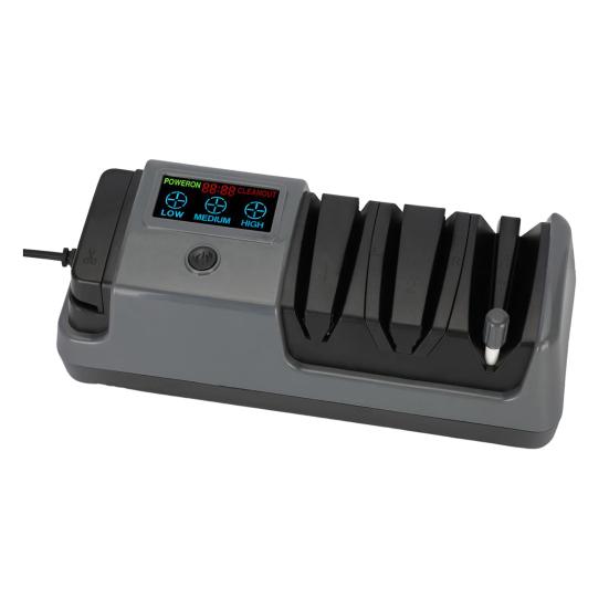 Профессиональная электрическая точилка для ножей Цифровой дисплей Регулируемая скорость вращения Направляющие для точного угла Точилка для серрейторных ножей