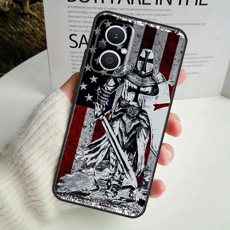 Christian Templar Knights Case For OPPO Reno 8 7 6 5 4 Lite 8T 5Z 4Z 10 11F OPPO Find X5 X6 Pro X2 Neo X3 Lite Cover