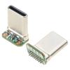 Разъем-гнездо USB 4Pin/Type C 5Pin для монтажа на печатную плату, порт, 90 градусов, прямой угол, для ремонта, замены, адаптер USB 2.0