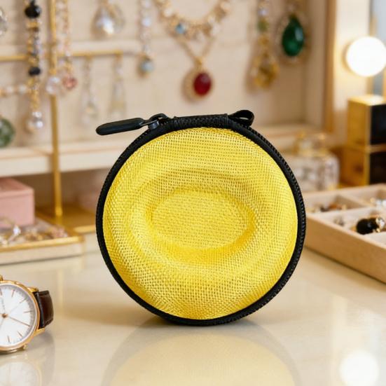 Одиночный дорожный футляр для часов Ударопрочный кейс для хранения часов Ткань Оксфорд Жесткий корпус Защита для часов Коробка против тряски для часов и умных часов 36-52 мм